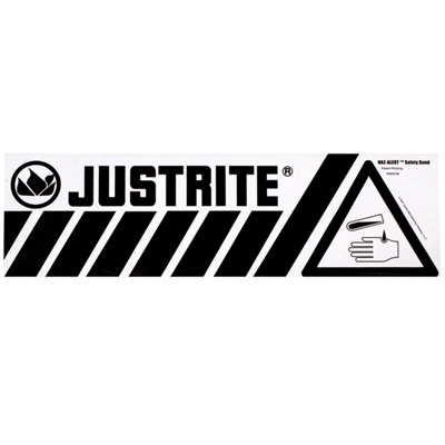 Justrite杰斯瑞特29007 酸警告標(biāo)簽